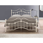 Canterbury Cream Metal Bed - Single, Queen, Double - Furniture Network