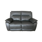 Rimini Leather Recliner Sofa Set - Grey or White - Furniture Network