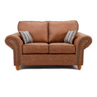 Oakland Leather  3+2 Sofa Set (Tan) - Furniture Network