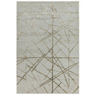 Aurora Mica Cream & Gold Rug - Abstract & Geometric - Furniture Network