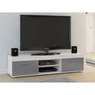 Edgeware TV Unit - Black, Brown & Black, White, Grey & White - Furniture Network