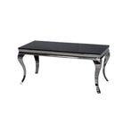 Louis Marble or Glass Coffee Table in White, Black or Grey - Furniture Network