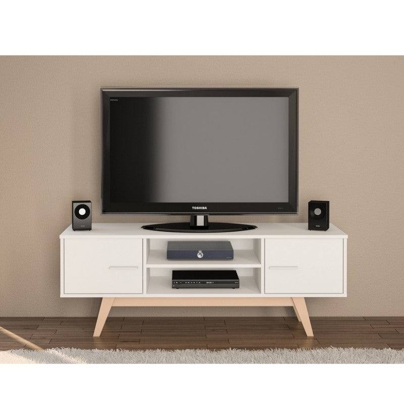 Shard TV Unit - Brown & Black or White - Furniture Network