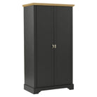 Toledo 2 Door Wardrobe in White or Black - Furniture Network