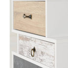 Nordic Style 3 Drawer Bedside Chest in Beige - Furniture Network