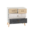 Nordic Style 2+2 Drawer Chest in Beige - Furniture Network