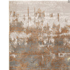 Aurora Dune Gold Metallic Rug - Abstract & Modern - Furniture Network