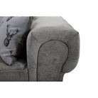 Verona 7 Seater Corner Sofa, Scatter Back Grey - Furniture Network