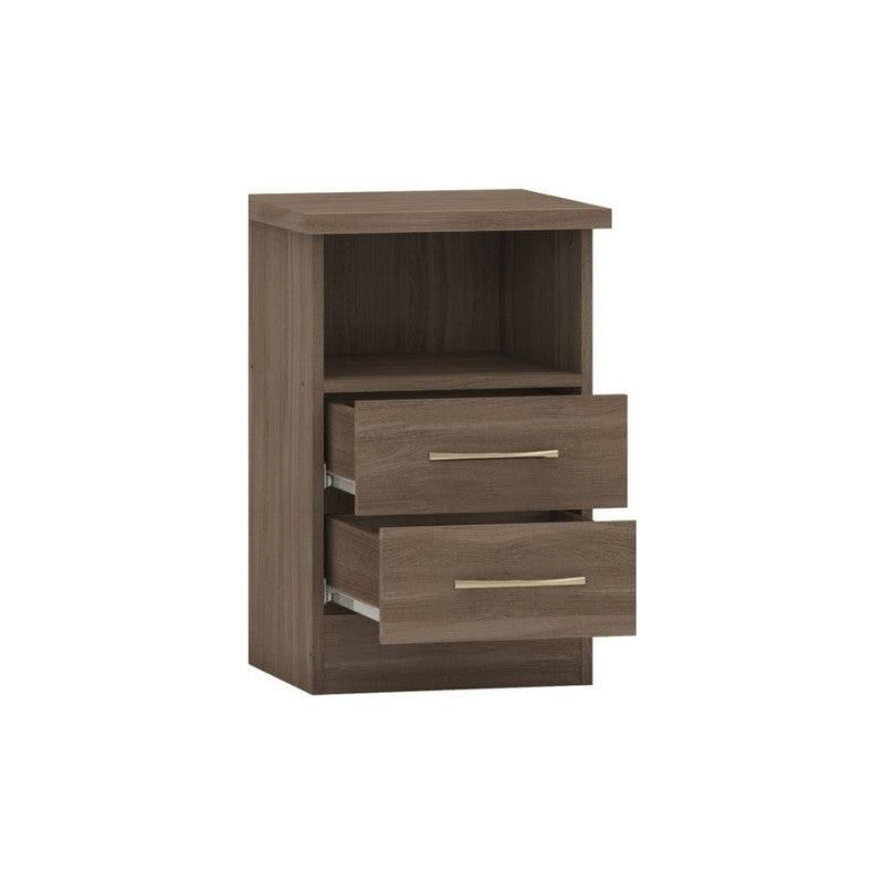 Nevada 2 Drawer Bedside - Furniture Network