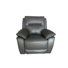 Rimini Leather Recliner Sofa Set - Grey or White - Furniture Network