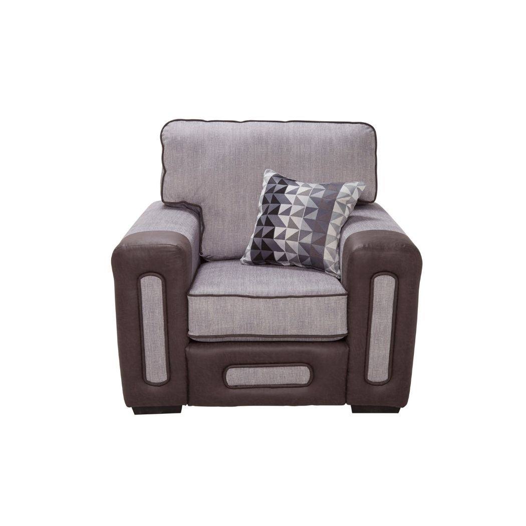 Bespoke Libby 3+2 Sofa Set, Corner, Footstool, Armchair - Beige or Grey - Furniture Network