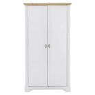 Toledo 2 Door Wardrobe in White or Black - Furniture Network