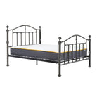 Victoria Black Metal Bed - Double or King Size - Furniture Network