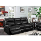 Baileys 3&2 Seater Leather Gel & PU Recliner Sofa, Black or  Grey - Furniture Network