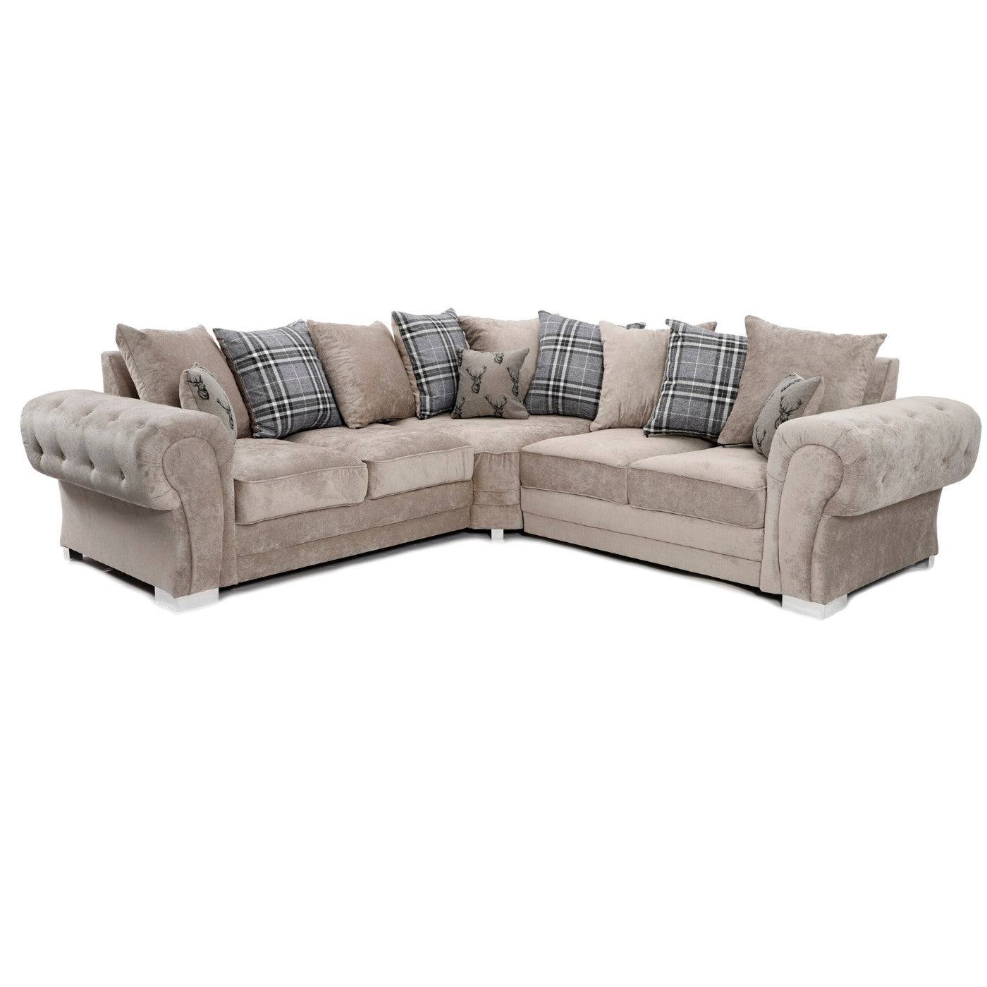 Verona Scatter Back 2C2 Corner Sofa 5 Seater - Furniture Network