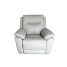 Rimini Leather Recliner Sofa Set - Grey or White - Furniture Network