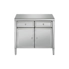 Valencia 2 Drawer 2 Door Mirrored Sideboard - Furniture Network