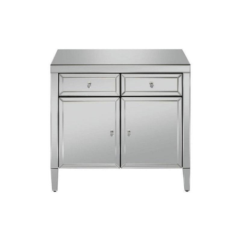 Valencia 2 Drawer 2 Door Mirrored Sideboard - Furniture Network