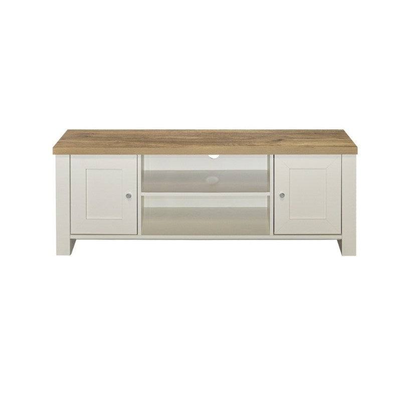 Highgate Large TV Stand - Navy, Cream, Grey - Furniture Network