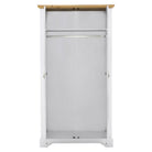 Toledo 2 Door Wardrobe in White or Black - Furniture Network