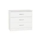 Nevada 3 Drawer Chest (Nightstand / Bedside) - Furniture Network