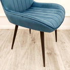 Dido Velvet Dining Chair - Teal Blue, Green, Black, Cream - Furniture Network