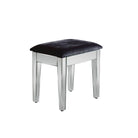 Valencia Mirrored Dressing Table Stool - Furniture Network