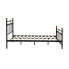 Atlas Black Metal Bed - Single, Queen, Double - Furniture Network