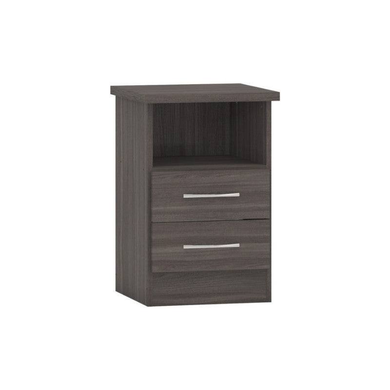 Nevada 2 Drawer Bedside - Furniture Network