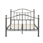 Victoria Black Metal Bed - Double or King Size - Furniture Network