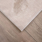 Aurora Linea Metallic Abstract Rug in Cream & Rose Gold - Furniture Network