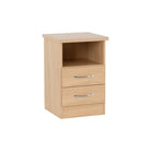 Nevada 2 Drawer Bedside - Furniture Network