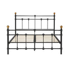 Atlas Black Metal Bed - Single, Queen, Double - Furniture Network