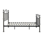 Victoria Black Metal Bed - Double or King Size - Furniture Network