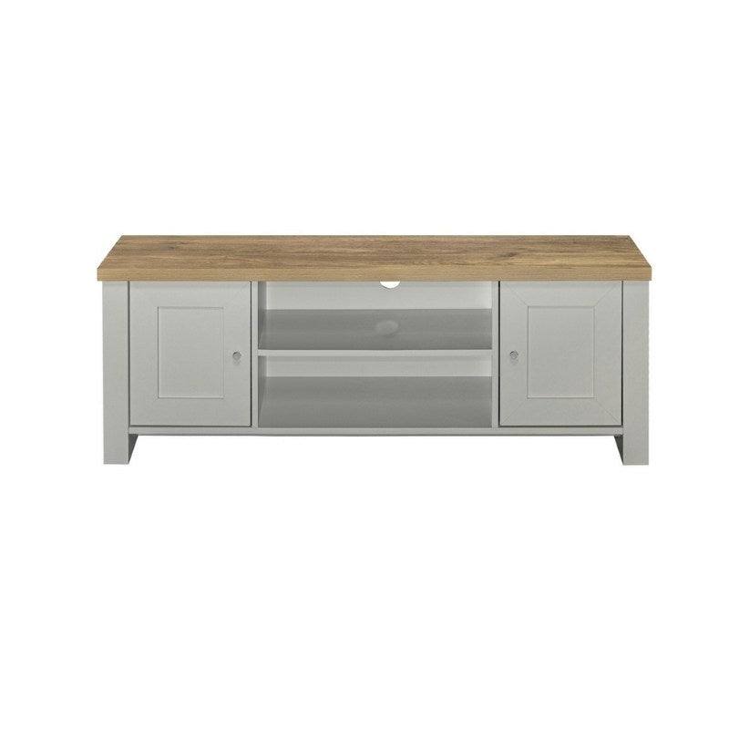 Highgate Large TV Stand - Navy, Cream, Grey - Furniture Network