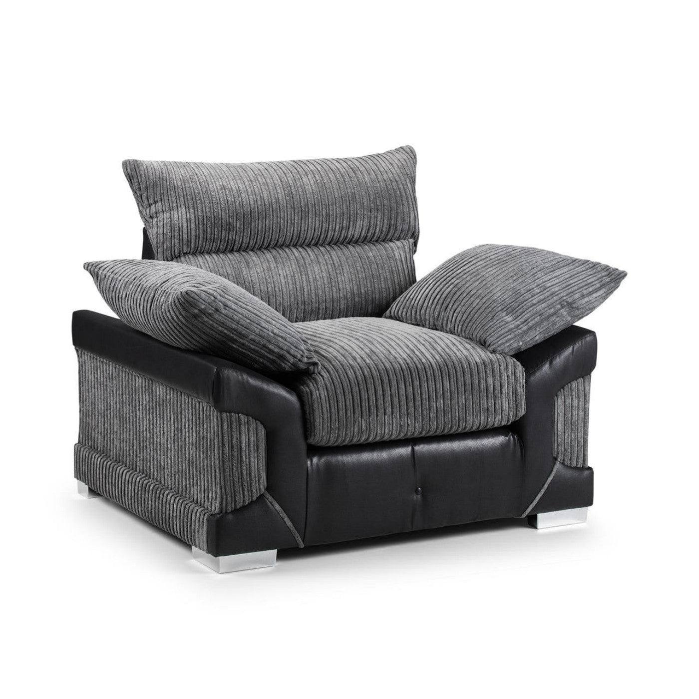 Dino Corner Sofa in Grey or Brown - Furniture Network