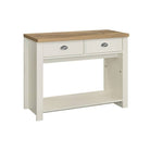 Highgate 2 Drawer Console Table - Navy, Cream, Grey - Furniture Network