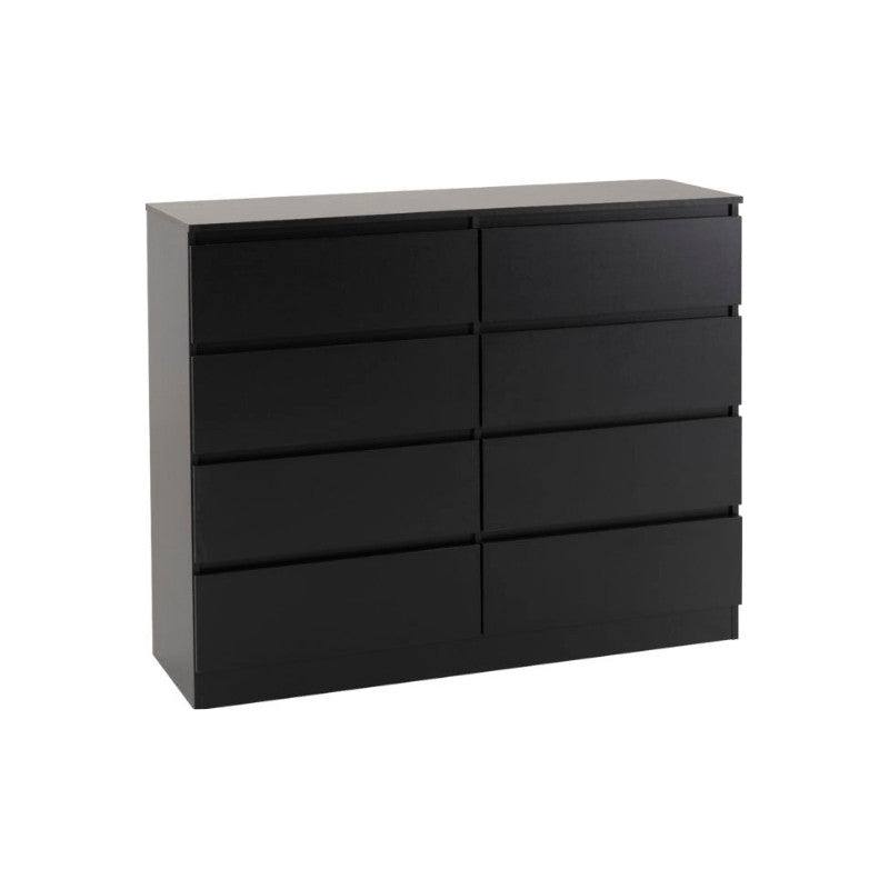 Malvern 8 Drawer Chest (White, Black, Brown, Grey) - Furniture Network