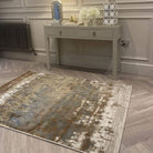 Aurora Dune Gold Metallic Rug - Abstract & Modern - Furniture Network