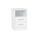 Nevada 2 Drawer Bedside - Furniture Network