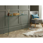 Angola Glass Hallway Console Table - Furniture Network