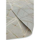 Aurora Mica Cream & Gold Rug - Abstract & Geometric - Furniture Network