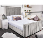 Belgravia Bed - Velvet Fabric Ottoman Bed Frame Queen, Double, King - Furniture Network