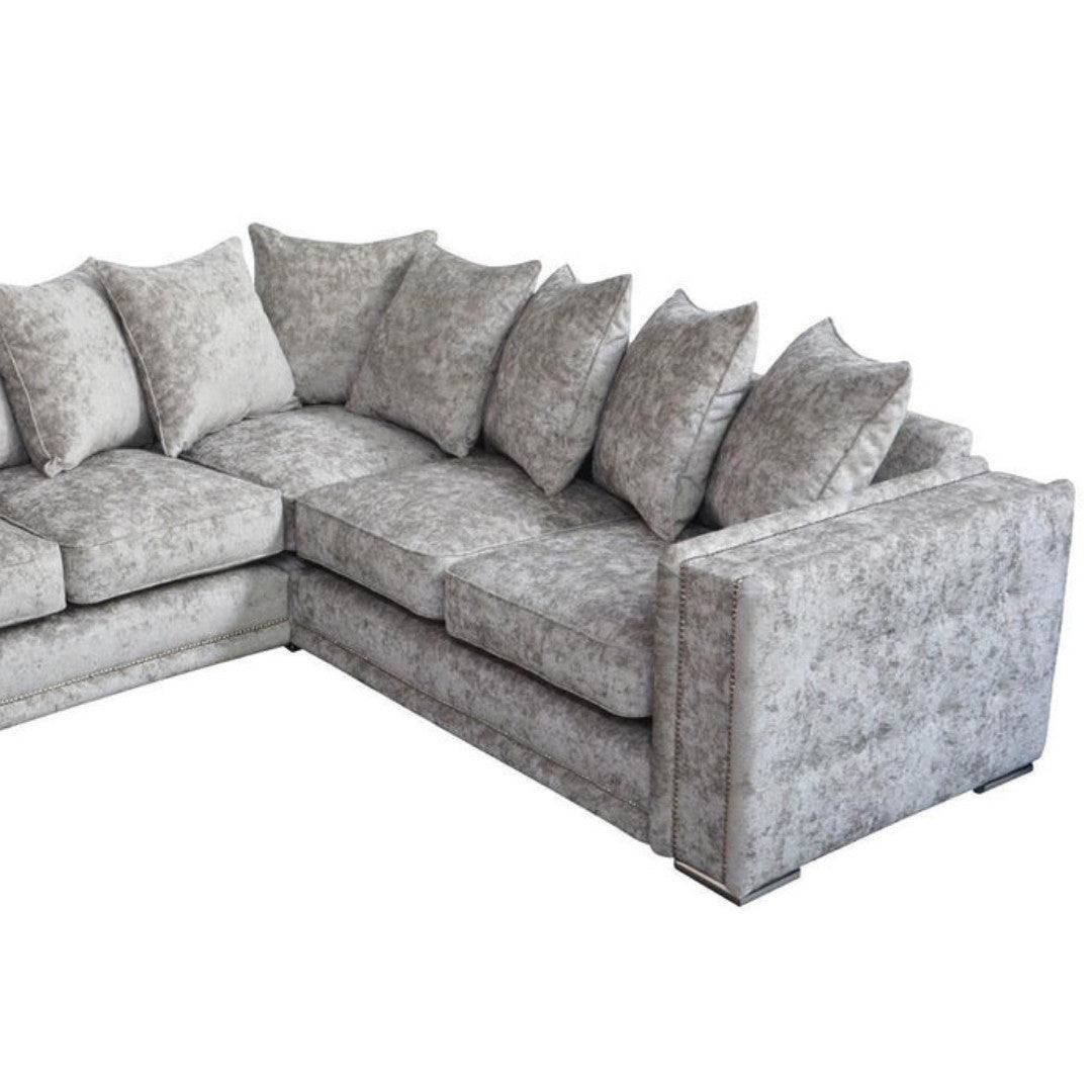 Bentley Scatter Back Corner Sofa in Beige - Furniture Network