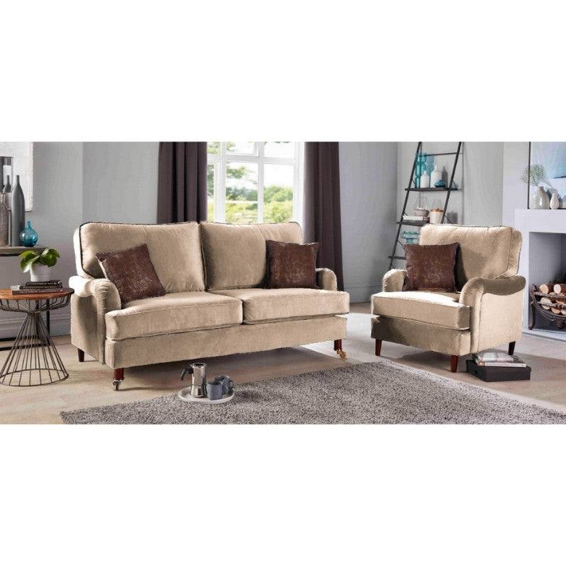 Bespoke Canterbury 3+2 Sofa Set - Teal, Beige, Grey, Green, Black - Furniture Network