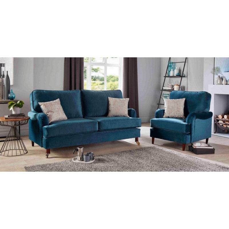 Bespoke Canterbury 3+2 Sofa Set - Teal, Beige, Grey, Green, Black - Furniture Network