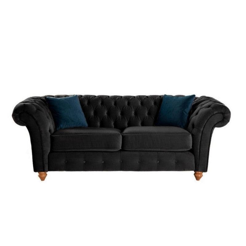 Bespoke Winchester Chesterfield 3+2 Sofa Set - Blue, Grey, Silver, Black, Green, Mustard - Furniture Network