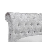 Casablanca Crushed Velvet Bed (Grey, Black, Teal, Blue+) - Furniture Network