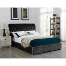 Casablanca Ottoman Storage Crushed Velvet Bed - Furniture Network