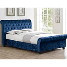 Casablanca Crushed Velvet Bed (Grey, Black, Teal, Blue+) - Furniture Network